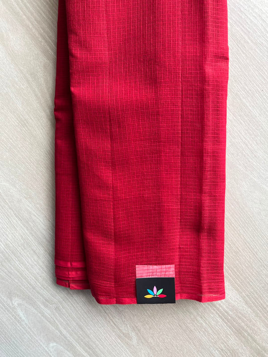 Plain Kota Cotton Saree (Without blouse)- 34606-34609