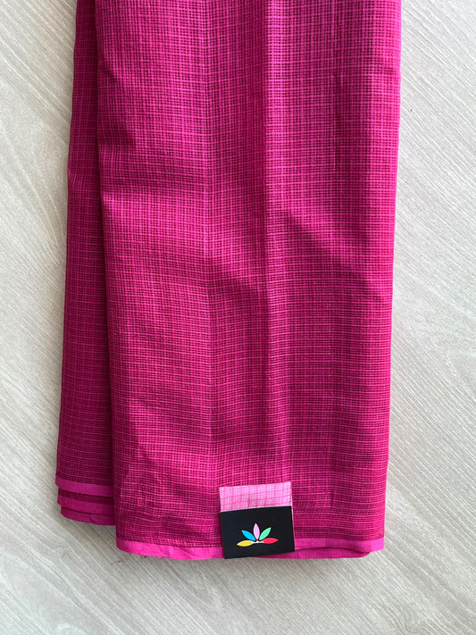 Plain Kota Cotton Saree (Without blouse)- 34610-34613