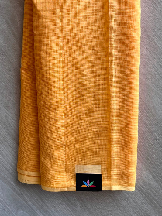 Plain Kota Cotton Saree (Without blouse)- 34614-34616