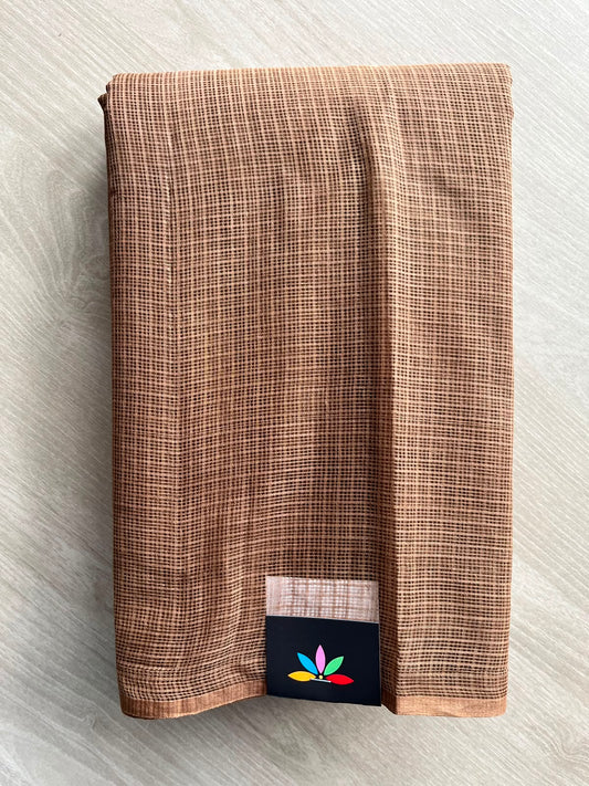 Plain Kota Cotton Saree (Without blouse)- 34631-34634
