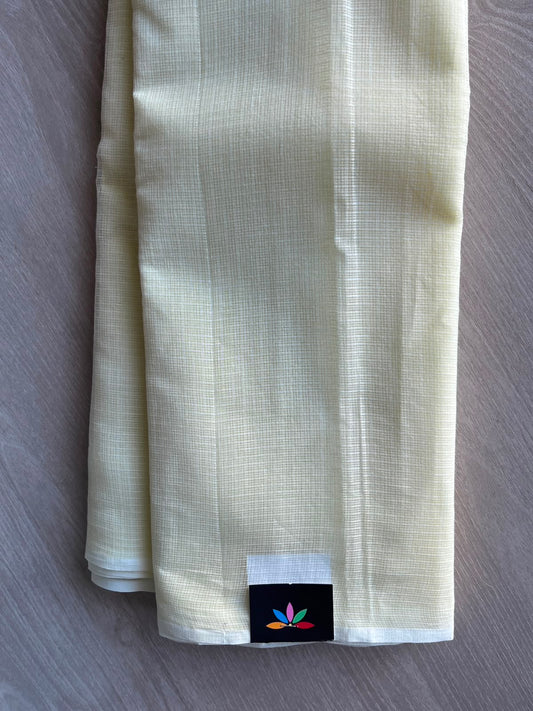 Plain Kota Cotton Saree (Without blouse)- 34642