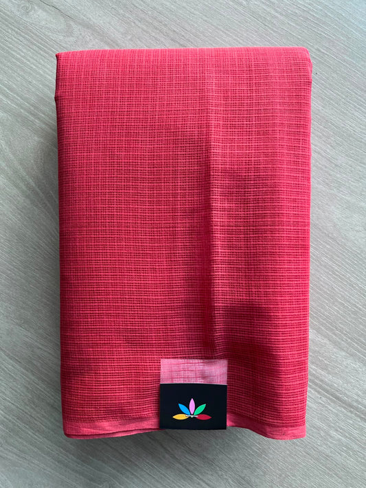 Plain Kota Cotton Saree (Without blouse)- 34643-34645