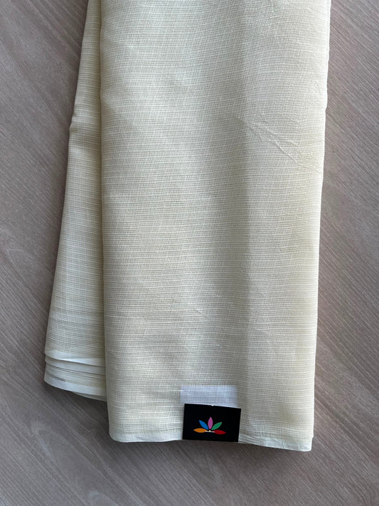Plain Kota Cotton Saree (Without blouse)- 34649-34650