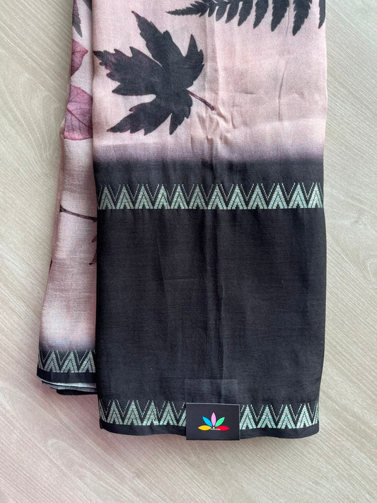 Digital Printed Mangalagiri Silk Cotton Saree - 34791