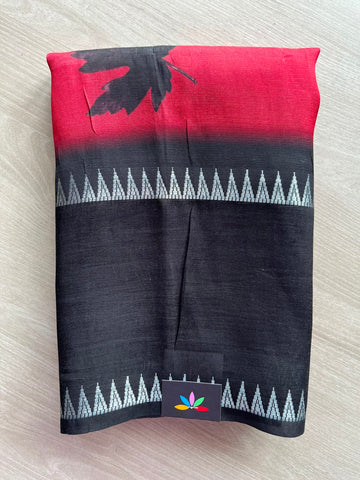 Digital Printed Mangalagiri Silk Cotton Saree - 34792