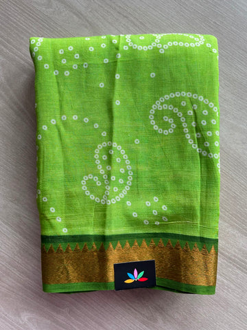 Digital Printed Mangalagiri Silk Cotton Saree - 34797