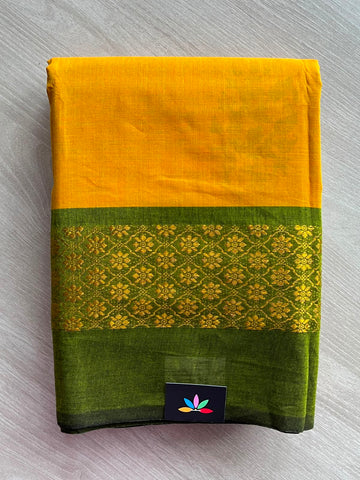 Handblock Printed Chettinad Cotton Saree - 34807