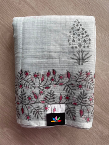 Simple Printed Blended Kota Saree - 34821
