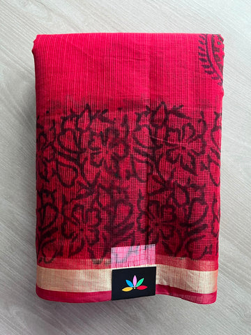 Simple Printed Blended Kota Saree - 34824