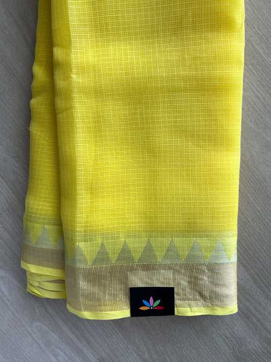 Simple Woven Border Kota Saree - 35681