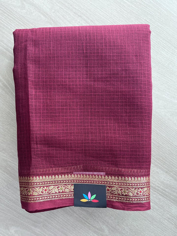 Simple Woven Border Kota Saree - 35685