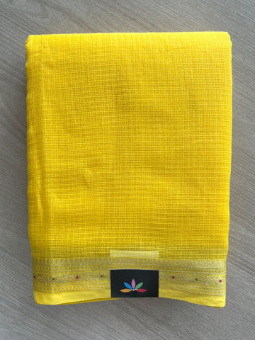 Simple Woven Border Kota Saree - 35688