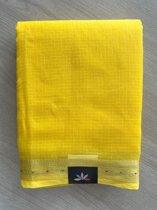 Simple Woven Border Kota Saree - 35688