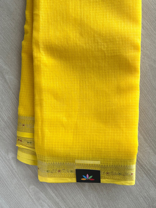 Simple Woven Border Kota Saree - 35688