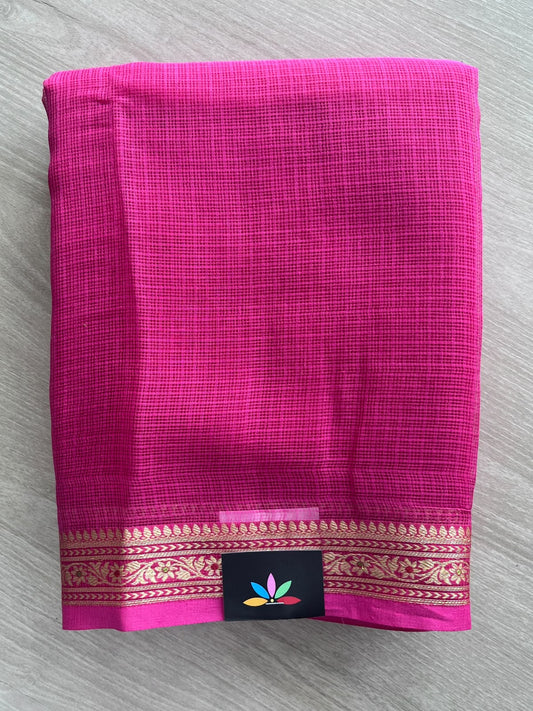 Simple Woven Border Kota Saree - 35689