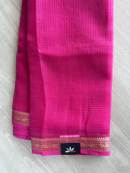 Simple Woven Border Kota Saree - 35689