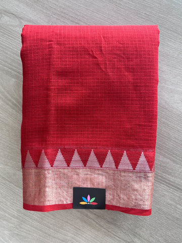 Simple Woven Border Kota Saree - 35694
