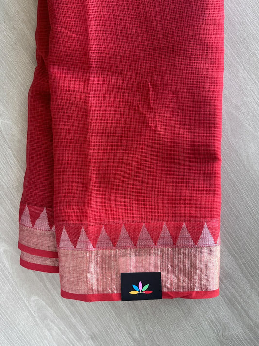 Simple Woven Border Kota Saree - 35694