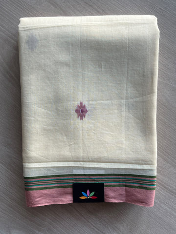 Bengal Soft Cotton Jamdani Saree - 35786