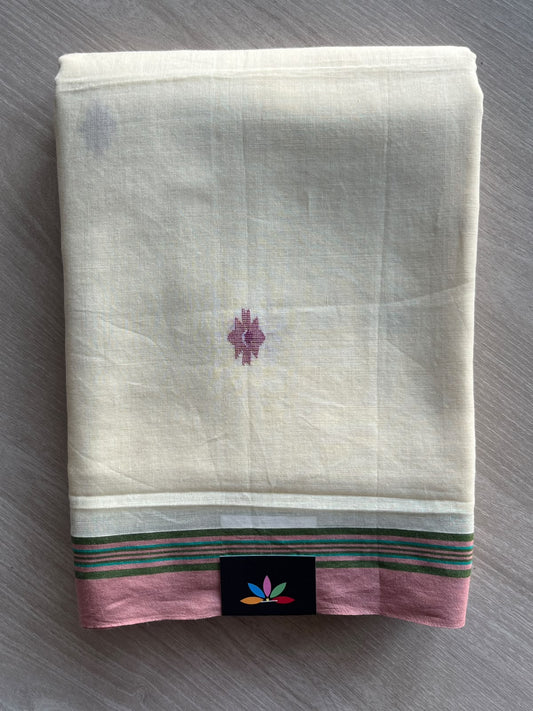 Bengal Soft Cotton Jamdani Saree - 35786