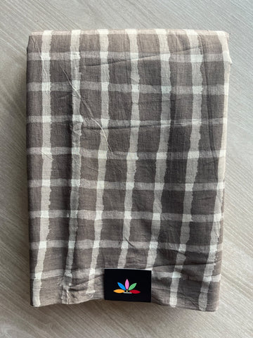 Hand Block Printed Mul Cotton Saree - 36002