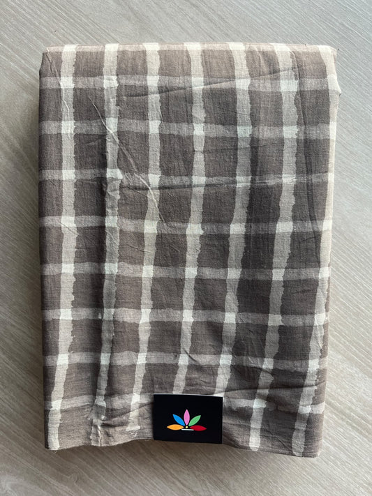 Hand Block Printed Mul Cotton Saree - 36002
