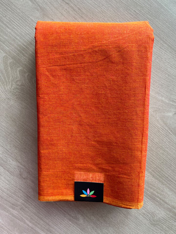 Bengal Soft Cotton Saree (Without Blouse) - 36458