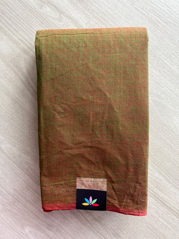 Bengal Soft Cotton Saree (Without Blouse) - 36460