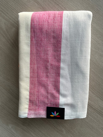 Striped Soft Cotton Saree - 36680