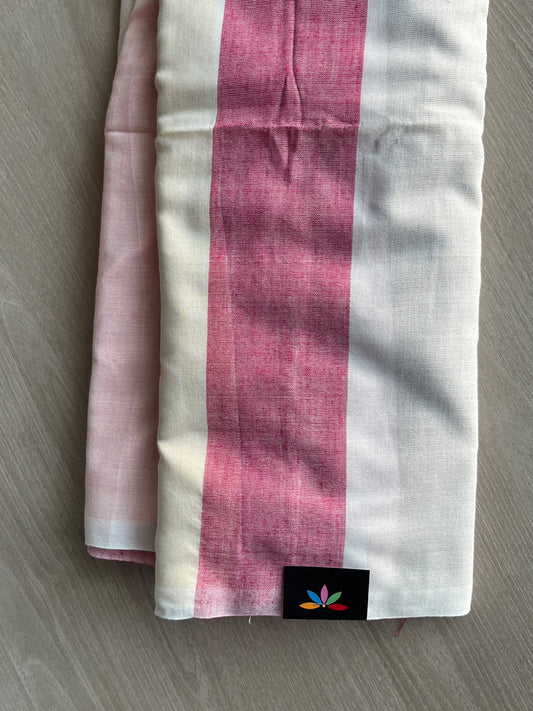Striped Soft Cotton Saree - 36680