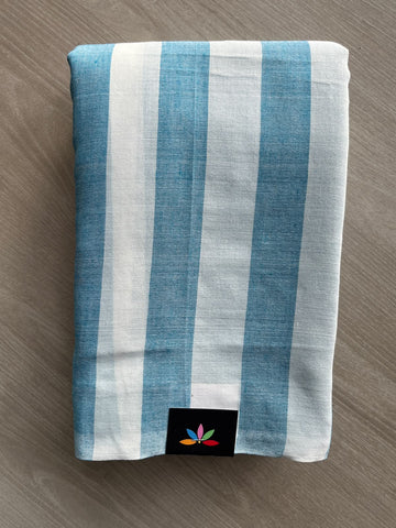 Striped Soft Cotton Saree - 36682