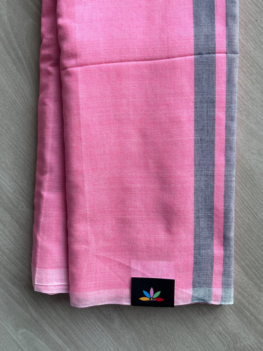 Striped Soft Cotton Saree - 36683