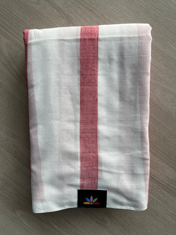 Striped Soft Cotton Saree - 36689