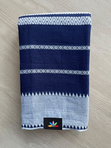 Contrast Border Bengal Soft Cotton Saree (Without blouse) - 36834-36835