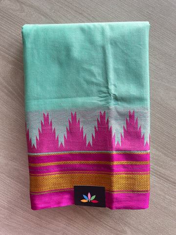 Traditional Ilkal Border Viscose Cotton Saree - 36876