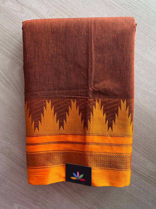 Traditional Ilkal Border Viscose Cotton Saree - 36881
