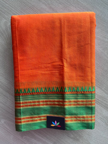 Traditional Ilkal Border Viscose Cotton Saree - 36885