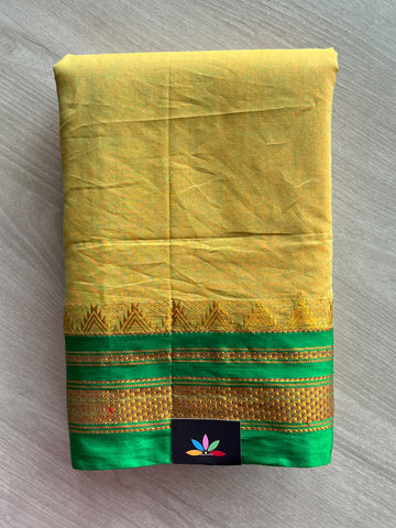 Traditional Ilkal Border Viscose Cotton Saree - 36893