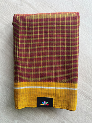 Patteda Anchu Handloom Cotton Saree - 36902