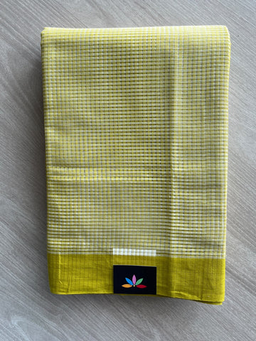 Missing Checks Mangalagiri Cotton Saree - 36964