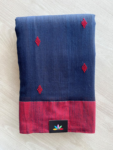 Handloom Bengal Soft Cotton Saree - 36975