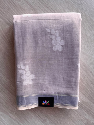 Handwoven Bengal Soft Cotton Saree - 36979