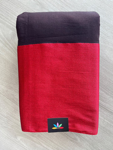 Contrast Border Bengal Soft Cotton Saree (Without Blouse) - 37016