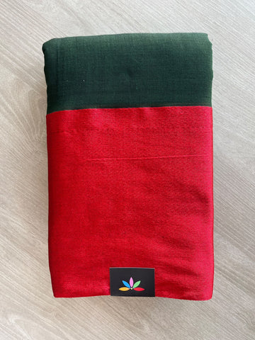Contrast Border Bengal Soft Cotton Saree (Without Blouse) - 37017