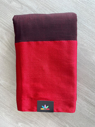 Contrast Border Bengal Soft Cotton Saree (Without Blouse) - 37018-37019
