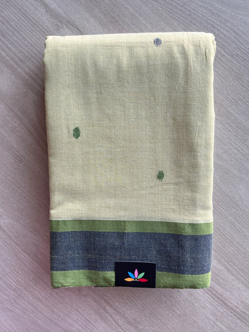 Handloom Bengal Soft Cotton Jamdani Saree - 37088