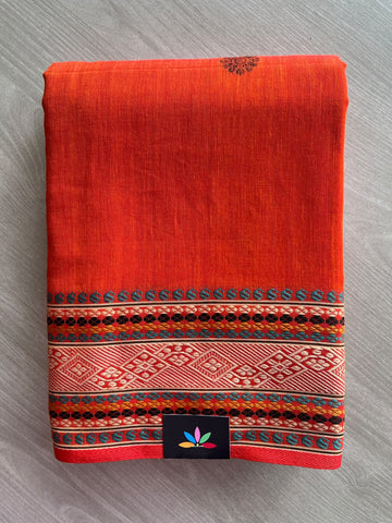 Handloom Bengal Soft Cotton Saree - 37094