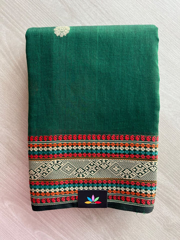 Handloom Bengal Soft Cotton Saree - 37095