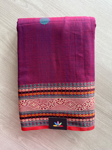 Handloom Bengal Soft Cotton Saree - 37096