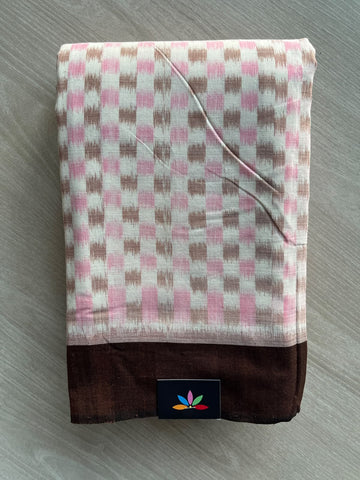 Multi-Color Handloom Orissa Ikkat Cotton Saree - 37156